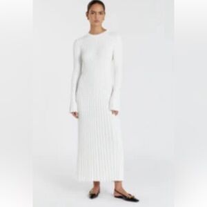 DISSH Off White Long Sleeve Dress
